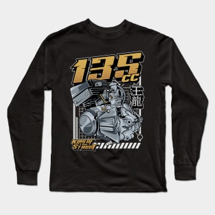 Awesome Mechanic 135 cc Engine gift for Engineer Mechanics Long Sleeve T-Shirt